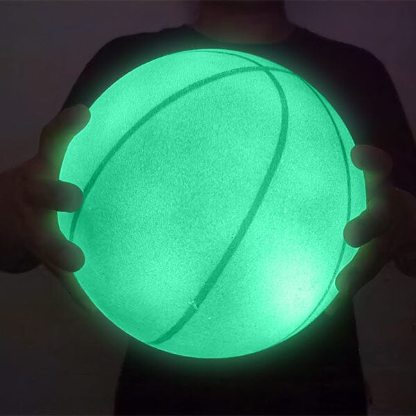 StealthDunk Glow-in-the-Dark Silent Basketball No. 3 Kids' Size Simple Exclusive 