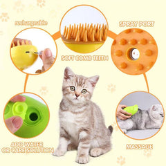 SteamyTails: Silicone Steam Grooming Brush For Cats & Dogs Preorder magazineracksdirect 