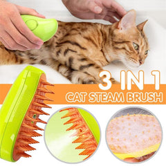 SteamyTails: Silicone Steam Grooming Brush For Cats & Dogs Preorder magazineracksdirect 