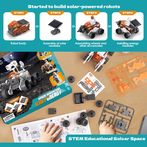 TechTinker Mars Rover 4-in-1 DIY Space Adventure STEM Robot Building & Programming Kit Preorder Showcase 