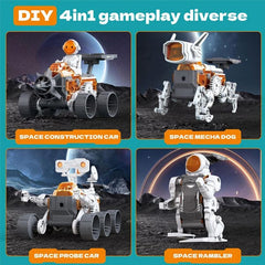 TechTinker Mars Rover 4-in-1 DIY Space Adventure STEM Robot Building & Programming Kit Preorder magazineracksdirect 