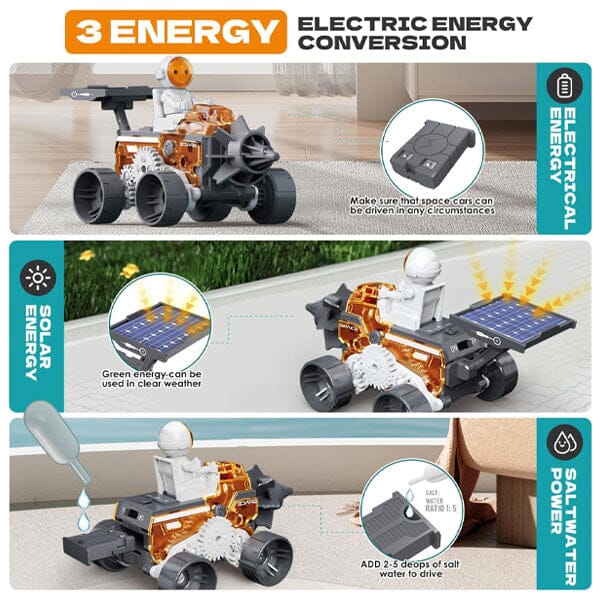 TechTinker Mars Rover 4-in-1 DIY Space Adventure STEM Robot Building & Programming Kit Preorder magazineracksdirect 