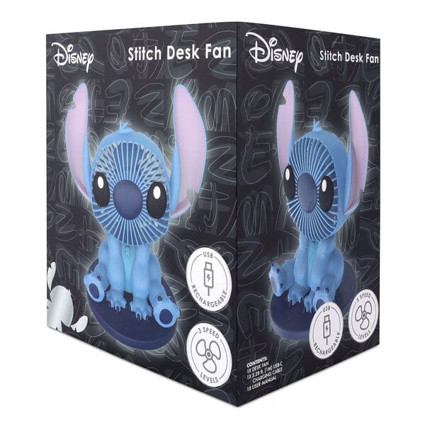Disney's Stitch Molded Decorative Desk Fan (1pc) Simple Disney 