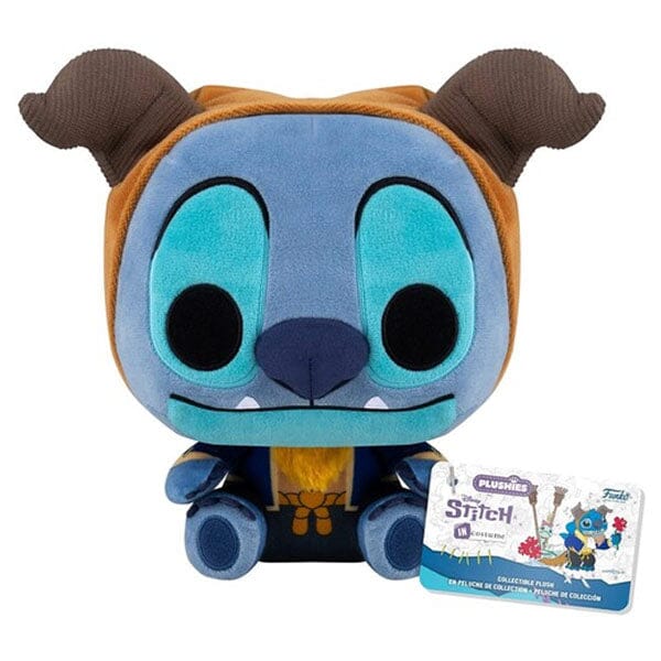 Funko POP! Disney: Stitch Dressed As The Beast 7" Plush (Beauty And The Beast) Simple Showcase 