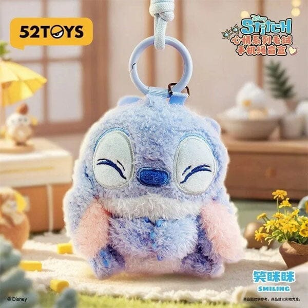 52TOYS x Disney: Stitch Mood Series Plush Keychain Blind Box (1pc) Simple 52TOYS 