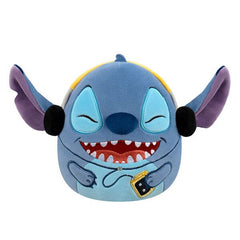 Squishmallows Super Soft Plush Toys 10" Disney's Stitch Wearing Headphones Simple Squishmallows 