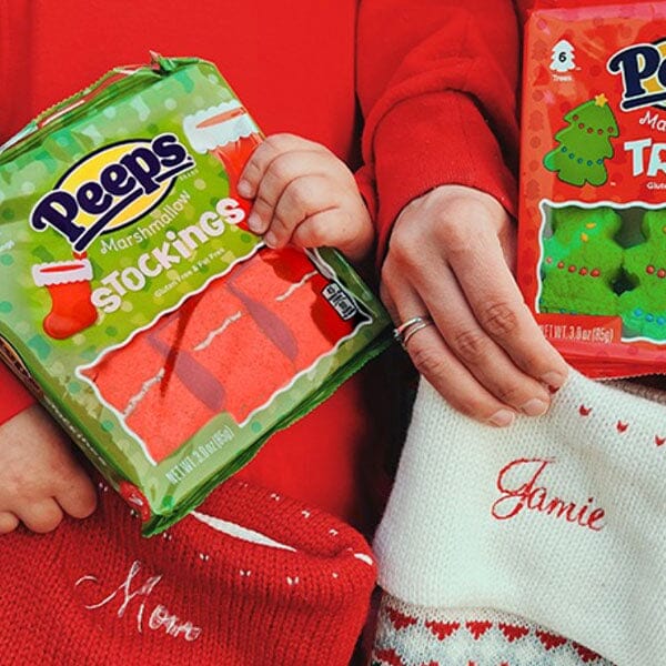 Peeps Christmas Christmas Stockings Marshmallow Candy (3oz) Simple Peeps 