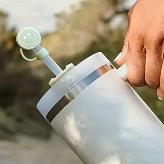 HydriEase Straw Topper Accessory for Tumbler Cups (1pc) Style Ships Assorted Simple Exclusive 