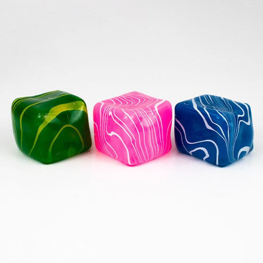 Sugah-Mals Marble Squares Sugar Cube Stress Ball Squishy Fidget Toy (1pc) Color Ships Assorted Simple Sugah-Mals 