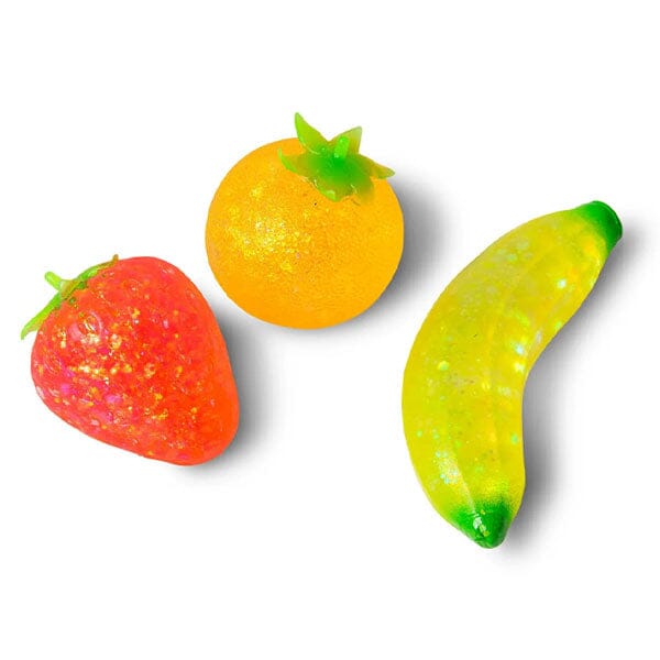 Scrunchems Sugar Squish Fruits Squishy Fidget Toys (3pc) Simple Scrunchems 