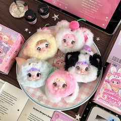 Nommi 100% Sweetness Series Kawaii Plush Doll Keychain Blind Box (1pc) Simple Nommi 