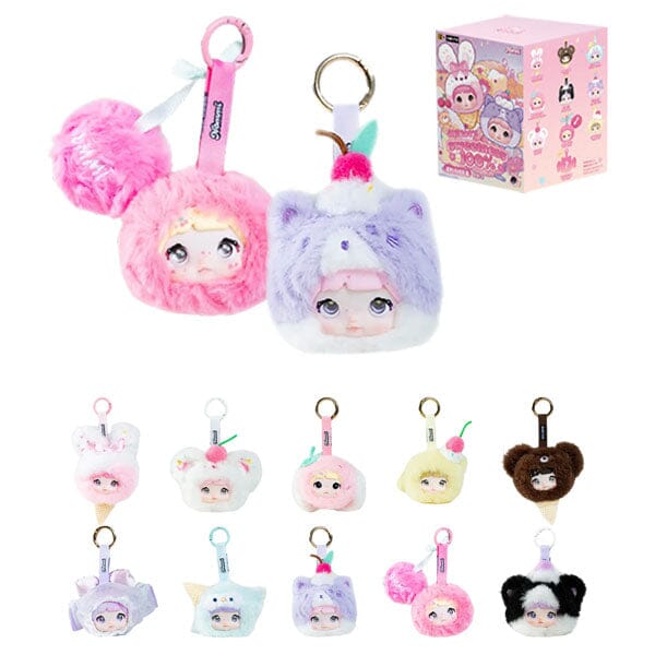 Nommi 100% Sweetness Series Kawaii Plush Doll Keychain Blind Box (1pc) Simple Nommi 