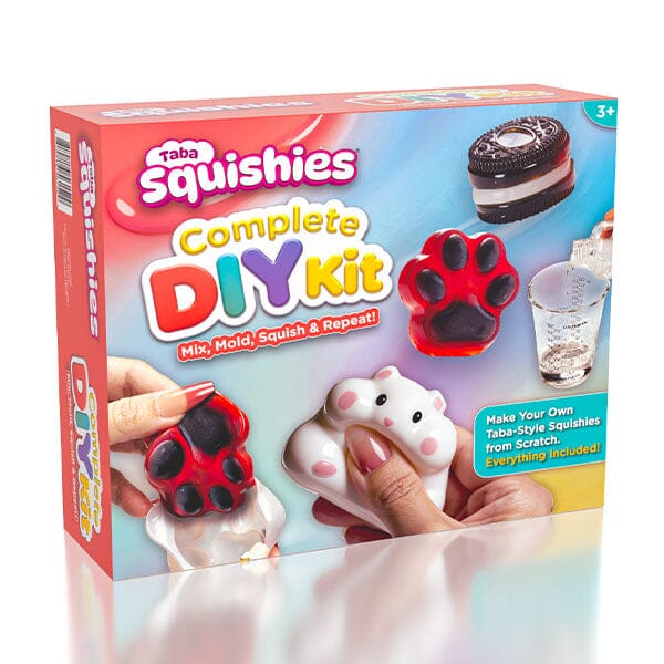 Taba Squishies® Complete DIY Kit (Includes 5 Molds) Make Your Own Fidget Toys! Simple Exclusive 