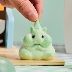 SqueezeSquad Taba Deluxe Premium Silicone Squishy Fidget Toy - Green Hamster Simple Exclusive 