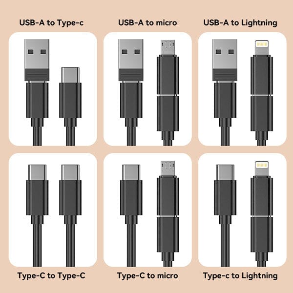 GearWaves All-In-One Tech Kit (13pc) Universal Adapter & Cleaning Kit Simple Exclusive 