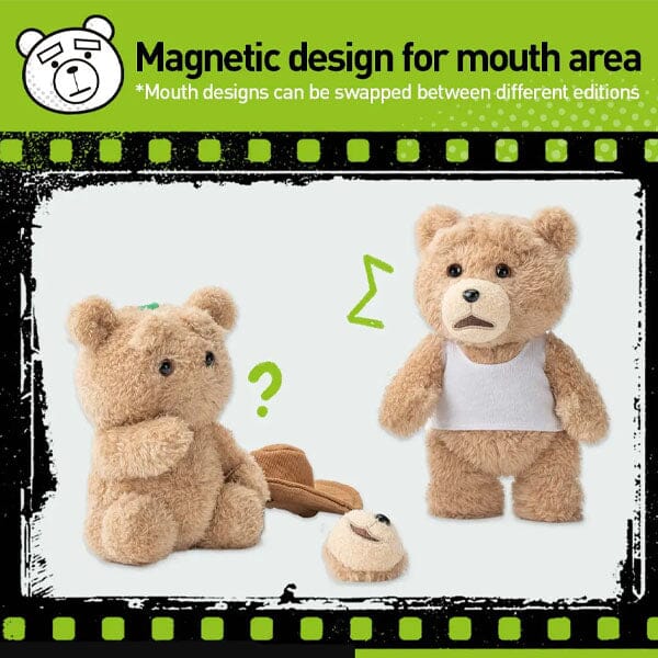Pop Mart x Ted 2: Teddy Bear Action Series Posable Plush Keychain Blind Box (1pc) Simple Pop Mart 