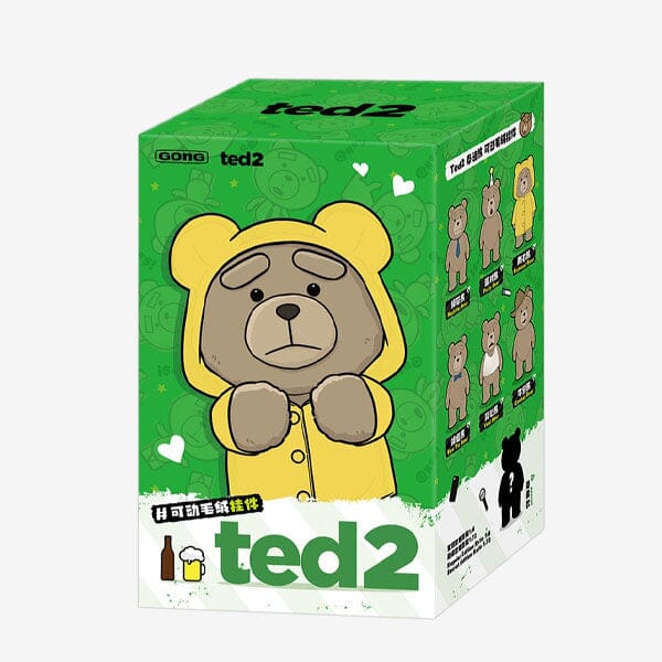Pop Mart x Ted 2: Teddy Bear Action Series Posable Plush Keychain Blind Box (1pc) Simple Pop Mart 