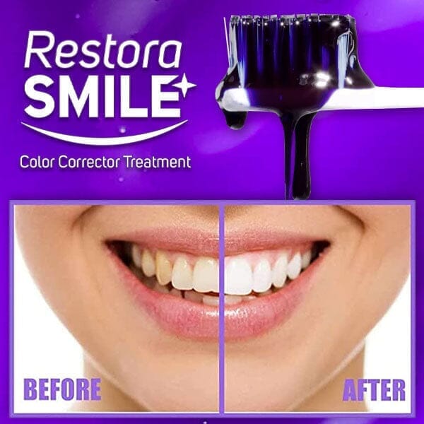 Color Repair Toothpaste RestoraSMILE (30mL) | Color Corrector Treatment For Whiter Teeth – Showcase