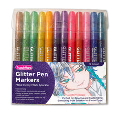 TouchHero - Glitter Pen Markers - 12pk Simple TouchHero 