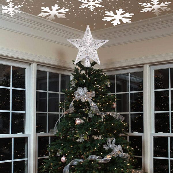 BlizzStar LED Star Christmas Tree Topper With Projector Preorder magazineracksdirect 