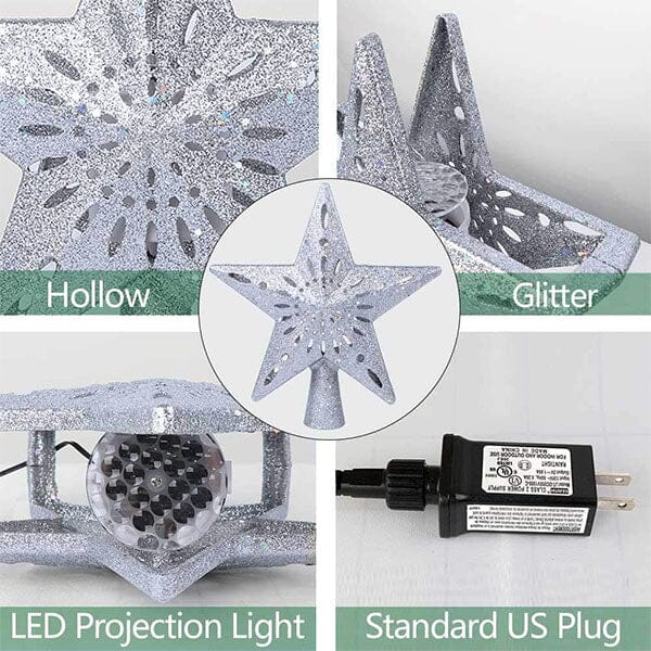 BlizzStar LED Star Christmas Tree Topper With Projector Preorder Showcase 