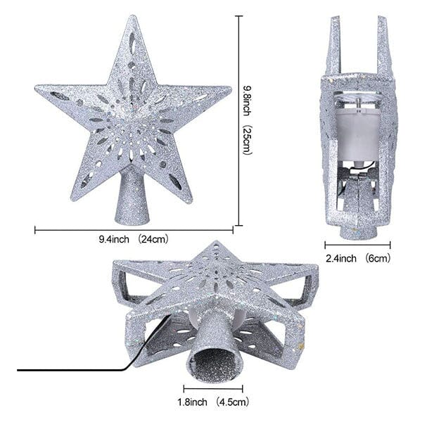 BlizzStar LED Star Christmas Tree Topper With Projector Preorder Showcase 