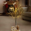 TwinkleTwigs | 3ft Tabletop LED Frosted Holiday Twig Tree