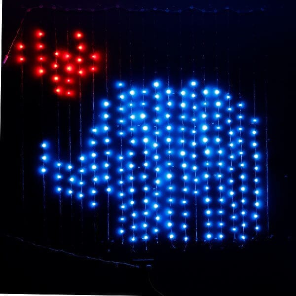 Pulsationz Bluetooth Programmable LED Curtain (6.4ft) | Pre-Order Preorder magazineracksdirect 