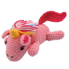 The LOOP Brigade: DIY Crochet Plush Toy Complete Kit For Beginners - Sunny the Unicorn Simple Exclusive 