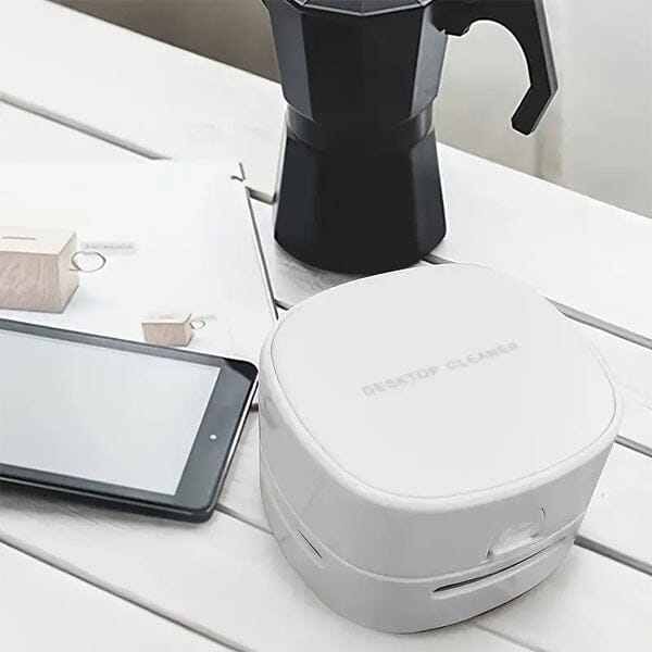 GearWaves: Mini Cube Desktop Vacuum Cleaner Simple magazineracksdirect 