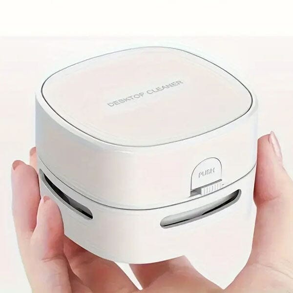 GearWaves: Mini Cube Desktop Vacuum Cleaner Simple magazineracksdirect 