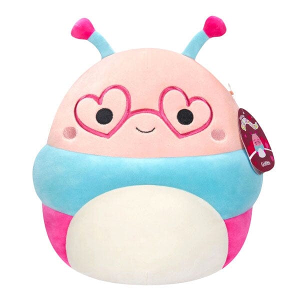 Squishmallows Plush Toys 7.5" Valentine's Day Squad 2024 Griffith the Caterpillar Simple magazineracksdirect 