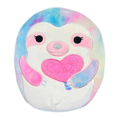 Squishmallows Plush Toys 7.5" Valentine's Day Squad 2024 Whim the Sloth (Heart Cotton Candy) Simple magazineracksdirect 