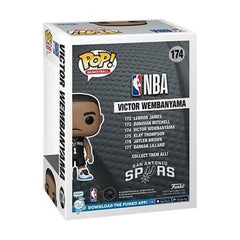 Funko POP! NBA: San Antonio Spurs' Victor Wembanyama Simple magazineracksdirect 