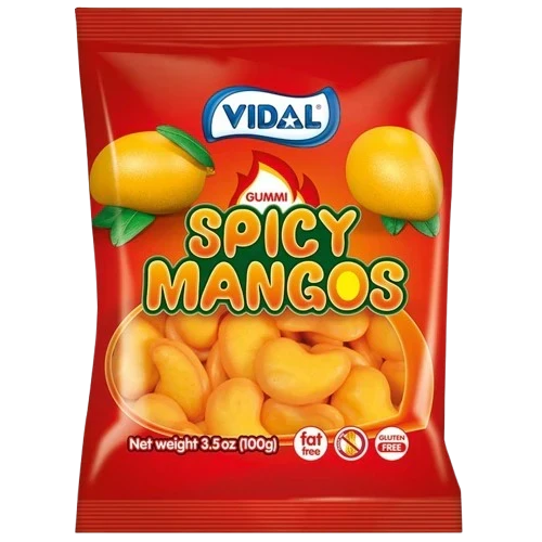 Vidal Spicy Mango Filled Gummies - 3.5oz Simple Exclusive 