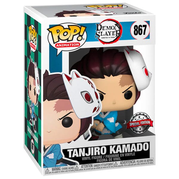 Funko POP! Demon Slayer: Tanjiro w/ Mask Simple magazineracksdirect 