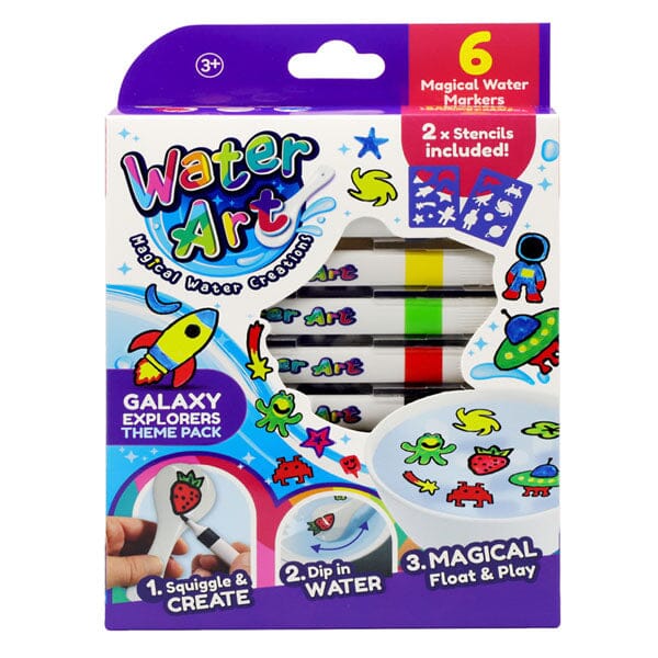 Water Art Magical Water Markers (6 Pack) Simple Water Art 