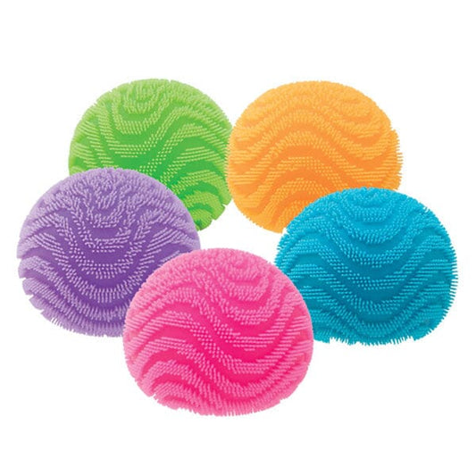 Nee Doh Fuzz Ball Wonder Waves Textured Squishy Fidget Stress Ball (1pc) Assorted Colors Simple Nee Doh 