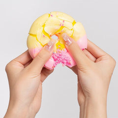Wax Squishies® Donut Wax Crackle Fidget Clay Toy (1pc) Simple Exclusive 