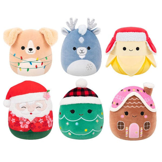 Squishmallows Super Soft Plush Toys 7.5" Holiday Squad 2025 Assortment B (1pc) Ships Assorted Simple Squishmallows 