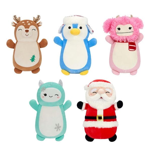 Squishmallows Plush Toys | 10" HugMee Christmas Squad 2023 | Yollie The Yeti Simple Showcase 