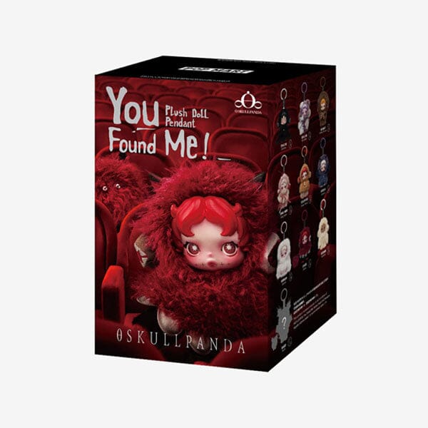 Pop Mart x Skullpanda: You Found Me! Series Plush Keychain Blind Box (1pc) Simple Pop Mart 