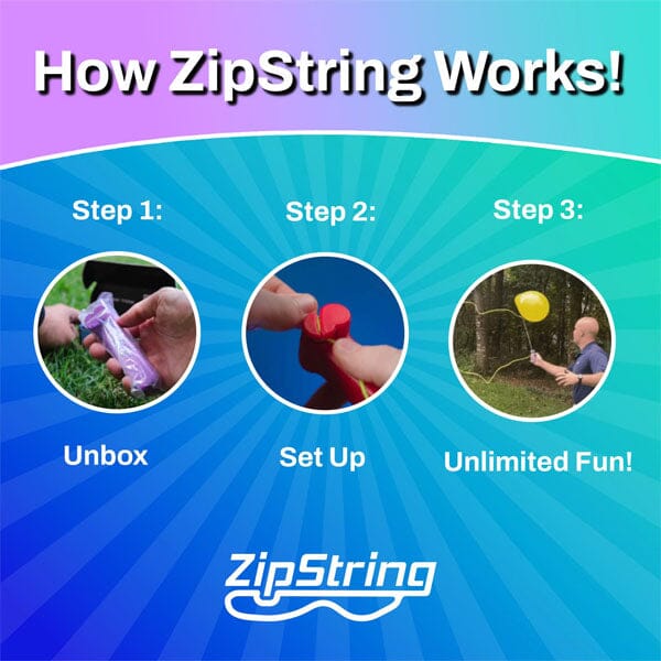 Zip String Fidget ZipString Original String Shooter Toy (1pc) Includes 3 Strings – Showcase