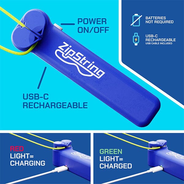 ZipString Original String Shooter Toy (1pc) Includes 3 Strings Simple ZipString 