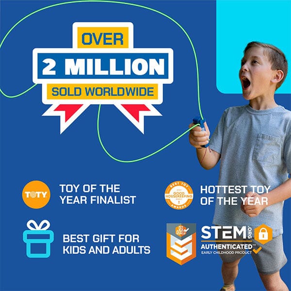 ZipString Original String Shooter Toy (1pc) Includes 3 Strings Simple ZipString 