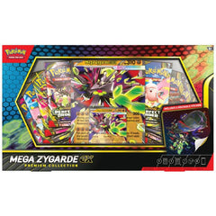 Pokémon TCG: Mega Zygarde ex Premium Collection Box (8 Booster Packs + 2 Bonus Promo Cards) Simple Pokémon 