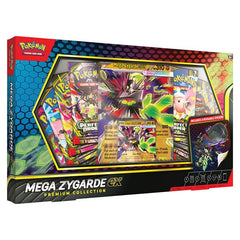 Pokémon TCG: Mega Zygarde ex Premium Collection Box (8 Booster Packs + 2 Bonus Promo Cards) Simple Pokémon 