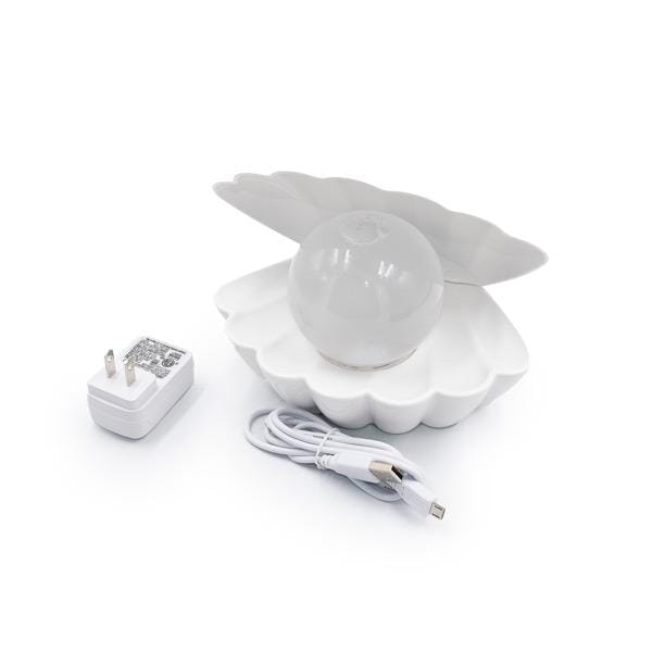 LED Color-Changing Clam Shell Glitter Lamp • Showcase