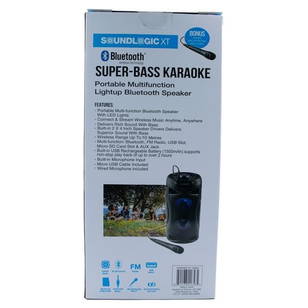 SoundlogicXT Super-Bass Karaoke Speaker Simple Showcase 