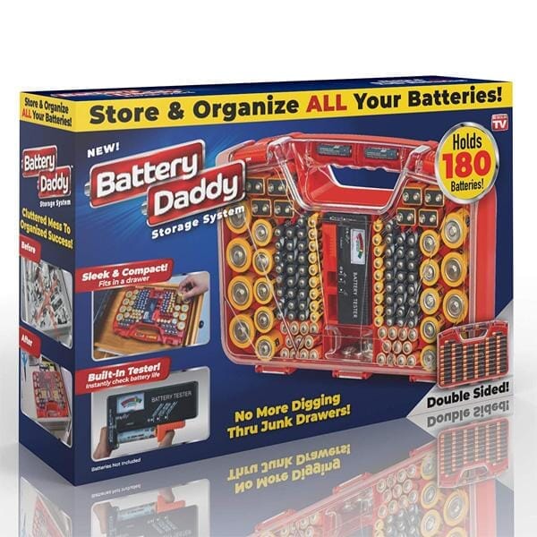 Battery Daddy™ Battery Storage Case Simple magazineracksdirect 